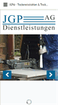 Mobile Screenshot of jgp-dienstleistungen.ch